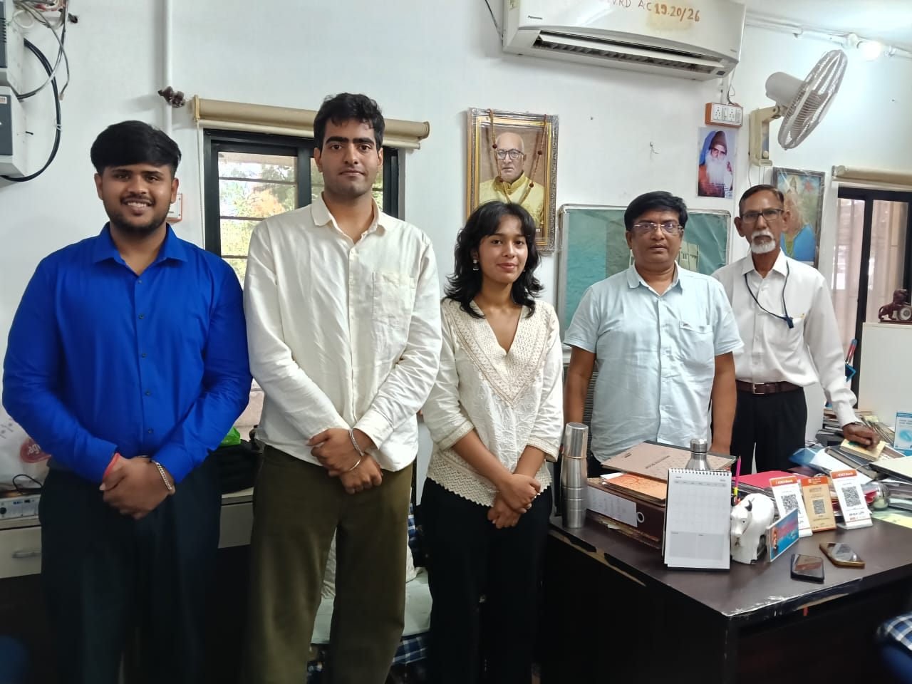 Volunteers and medical staff at a Seva Tirth community health camp